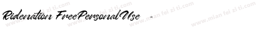 Ridenation FreePersonalUse 常规字体转换